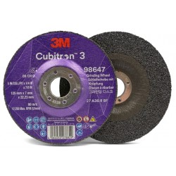 3M Cubitron 3 slīpdisks T27 94002-Q, 125x7.0x22.23mm