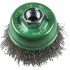 Kausveida drāšu birste ar taisniem sariem INOX BT600W/S/65/M14/INOX/0.3