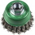 Kausveida drāšu birste ar savērptiem sariem INOX BT600Z/S/65/M14/INOX/0.5/18/1