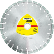 Universālais dimanta griezējdisks Klingspor DT 600 U Supra, 125 x 22,23 x 2,4 mm