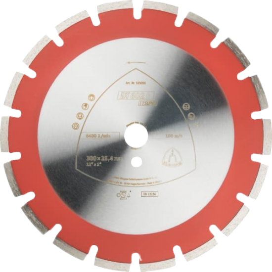 Dimanta disks betonam Klingspor DT602B, 450x25.4mm x 3.7mm