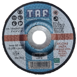 TAF grinding disc ZOOM 125 x 6.58 x 22.23 mm