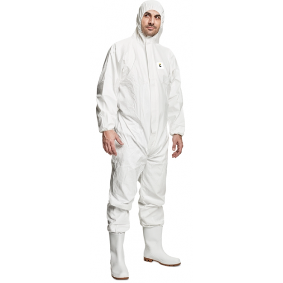 Vienreizējais darba kombinezons CHEMSAFE L500, Balts, izmērs XL