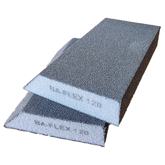 Abrazīvais slīpklucis - trapece BA-FLEX, 125x89x24mm, P220