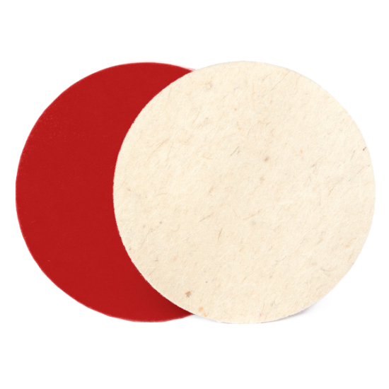 Pašlīmējošais pulēšanas  filca disks, 125mm x 10mm