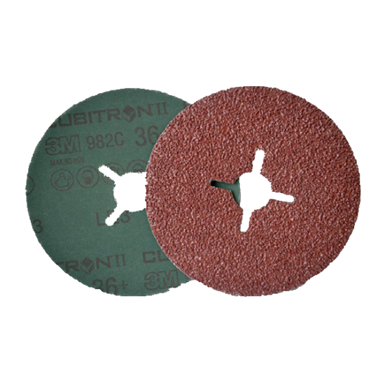 3M 982C Cubitron II fibro disks, 125mm, P60+